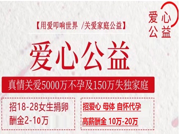 革吉捐卵助孕生子 爱心志愿者招募